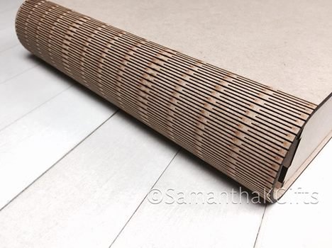 Book shape Box Extra Large - MDF with flexible spine