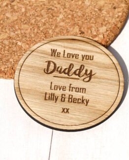 daddy coaster cork 1