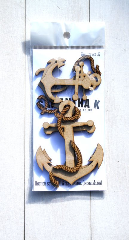 3D Anchors & 2D anchors mixed media MDF - 4 Pack