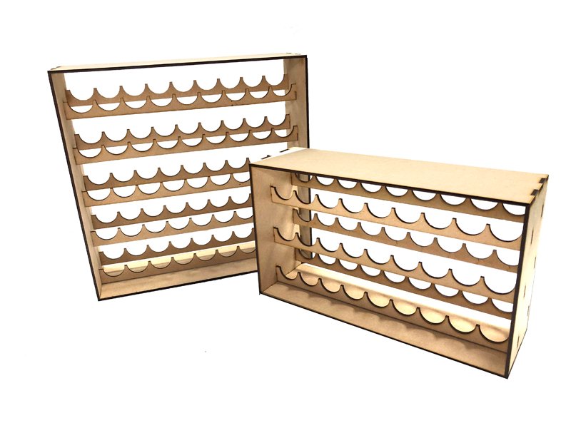 Bottle Rack storage set 3 shelf and 5 shelf pack