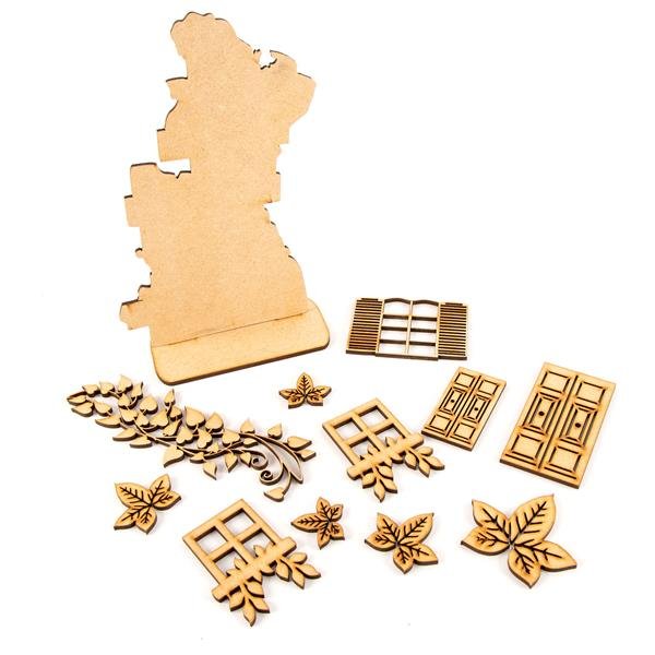 Tall broken wall Set