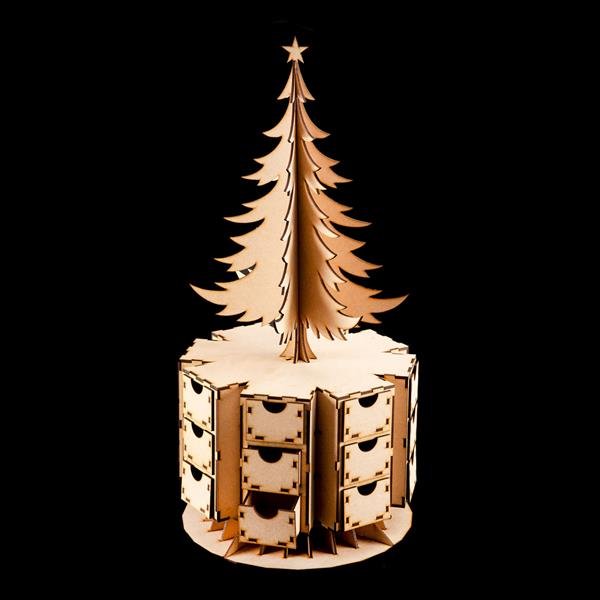 3D Advent Tree - Moving/Turnable