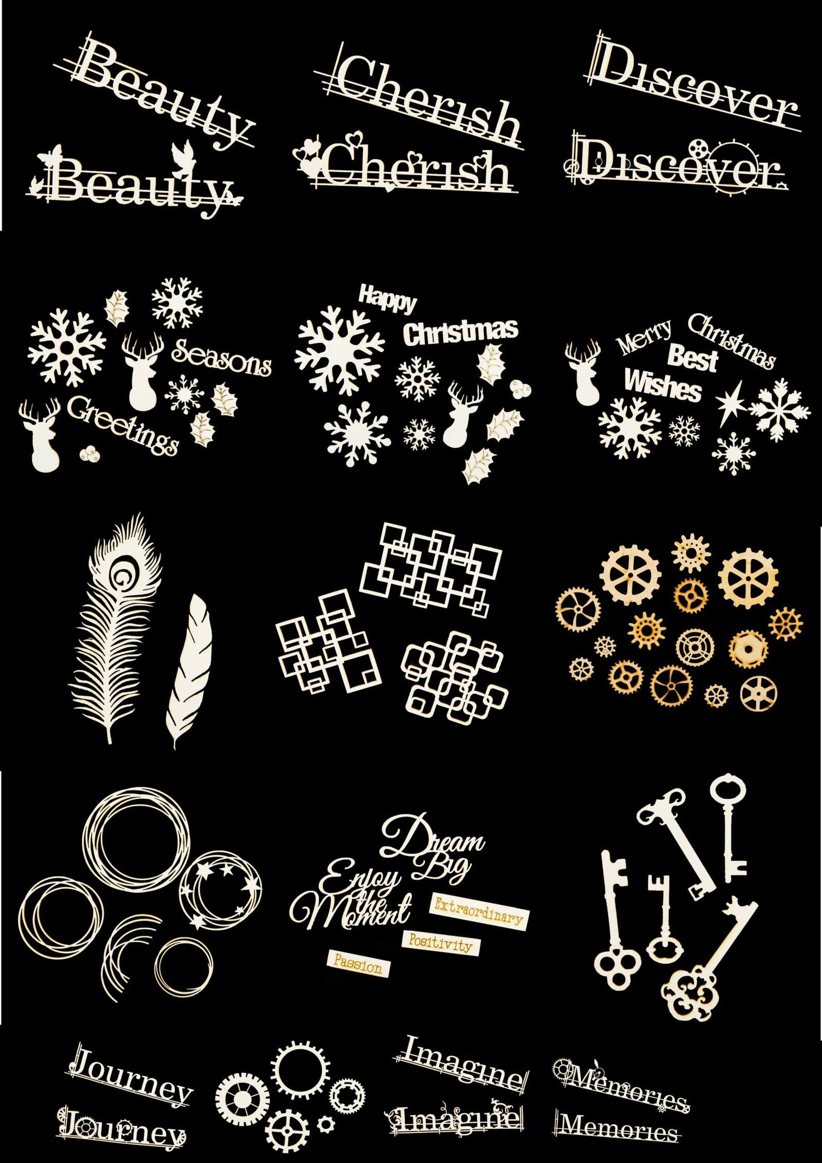 Chipboard and MDF mini sets