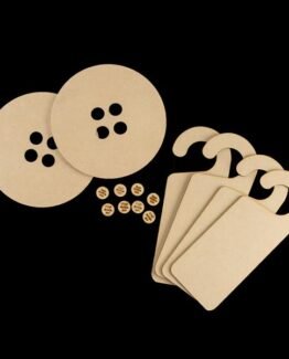 Button and hangers Button and hangers