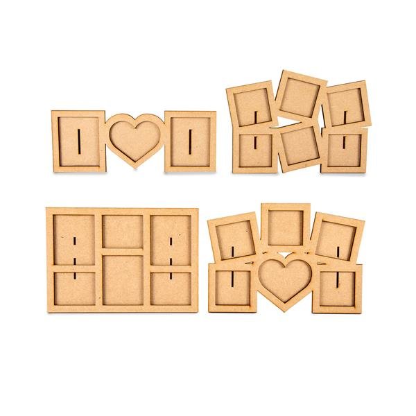 MDf photo frames set MDf photo frames set