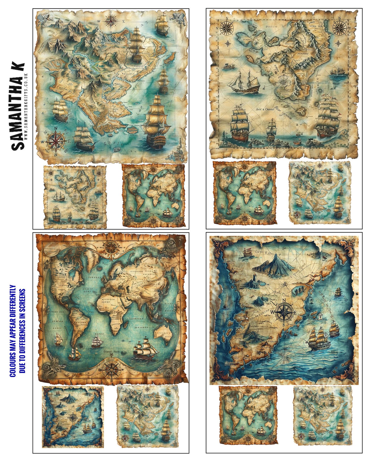 treasure map pack treasure map pack